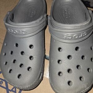 Toddler Gray Crocs Clogs